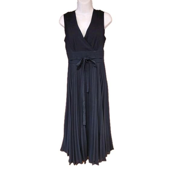 Leifsdottir Navy Pleated Xs Sz 2 Dress For Easter Spring - Picture 1 of 4